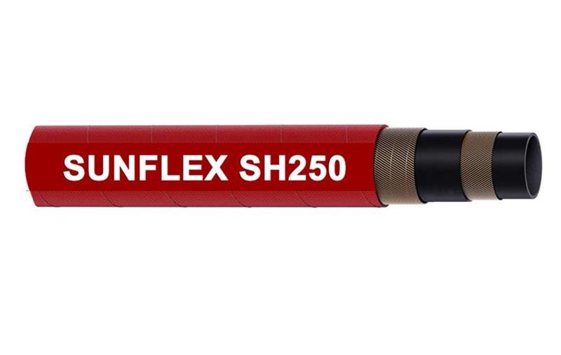 SUNFLEX SH 250高压钢丝加强型蒸汽管，用于石油化工以及基础工业中高温蒸汽的输送